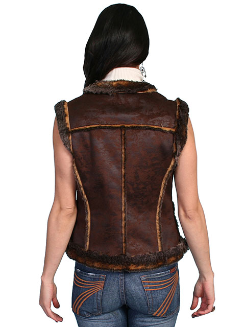 (image for) Faux shearling vest